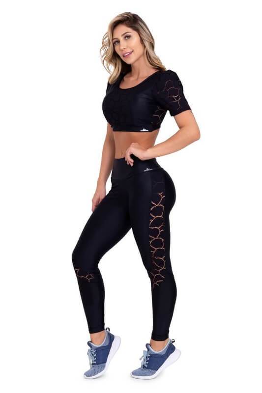  Cropped - Cropped Atletika Lace - Cajubrasil & Nova Cabana Activewear 