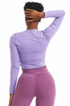   - Cropped Top Mind Long Sleeve - Cajubrasil & Nova Cabana Activewear 