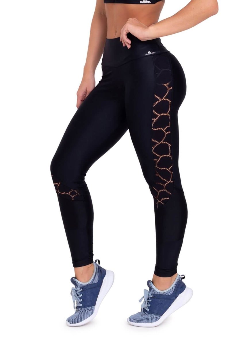  Leggings - Leggings Atlétika Lace - Cajubrasil & Nova Cabana Activewear 