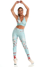  Leggings - Leggings Print Royale - Cajubrasil & Nova Cabana Activewear 