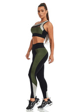  Leggings - Leggings Metallic Cutouts - Massam Fitness & Nova Cabana Activewear 