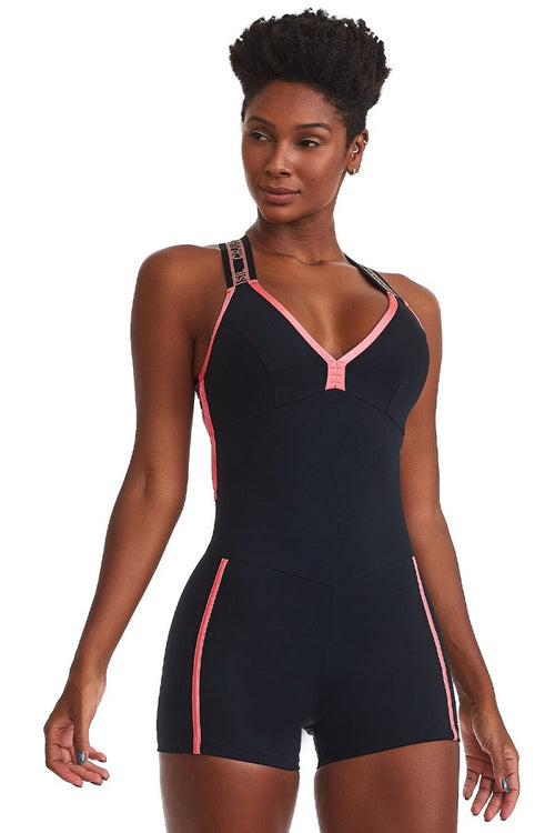  Overall - Short Jumpsuit Bodysuit NZ Cross - Cajubrasil & Nova Cabana Activewear 