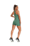  Jumpsuit - Short Jumpsuit Elastic - Massam Fitness & Nova Cabana Activewear 