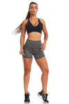  Sport Shorts - Shorts Mescla High Waist - Massam Fitness & Nova Cabana Activewear 