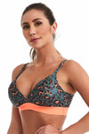  Sport-BH - Sport Bra Print Neon - Cajubrasil & Nova Cabana Activewear 