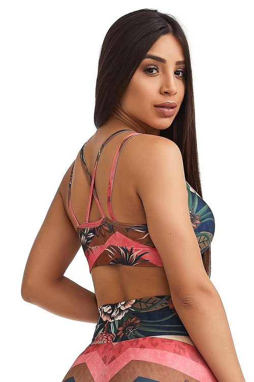  Sport-BH - Top Print Flawless - Cajubrasil & Nova Cabana Activewear 